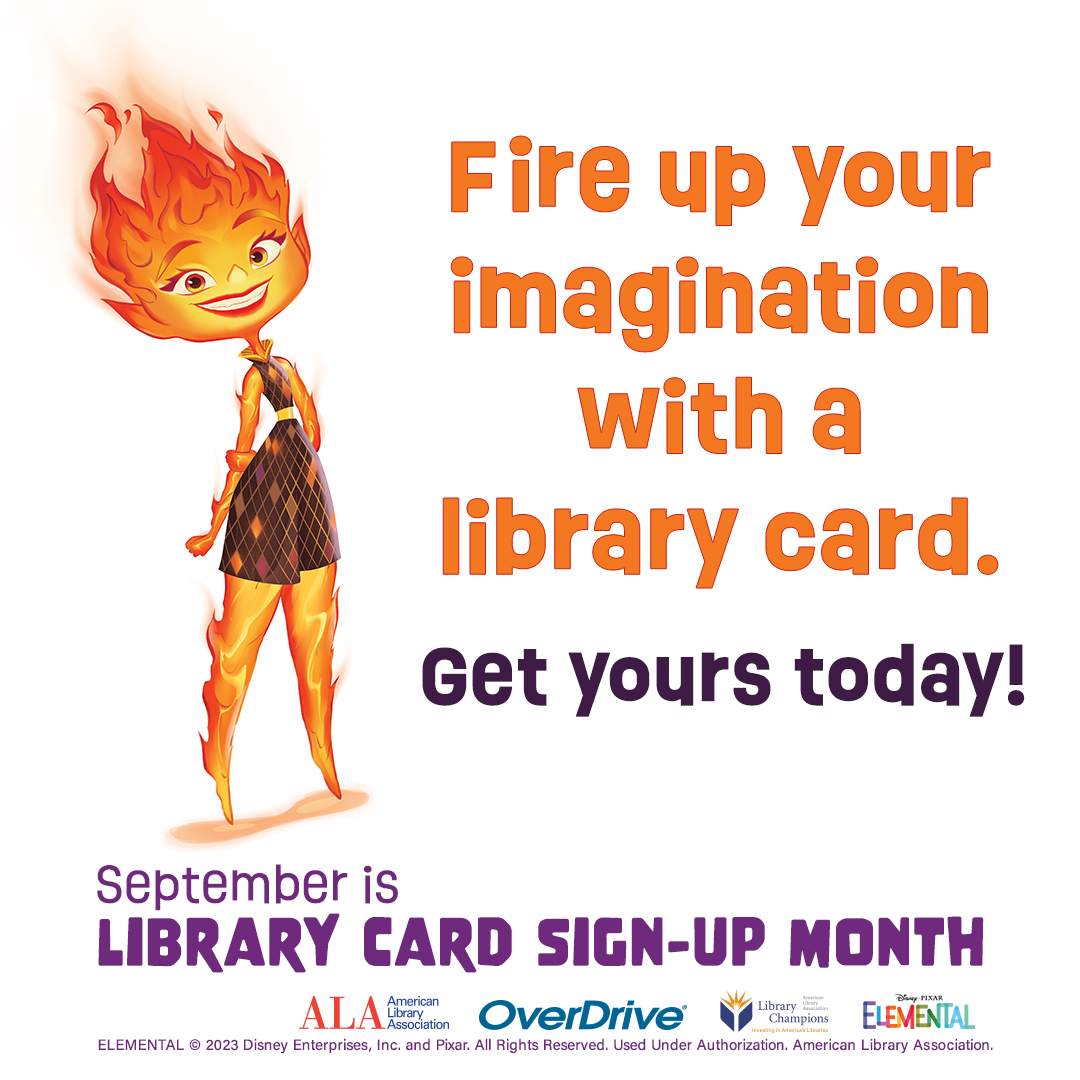Library Card Sign-up Month - Ember image